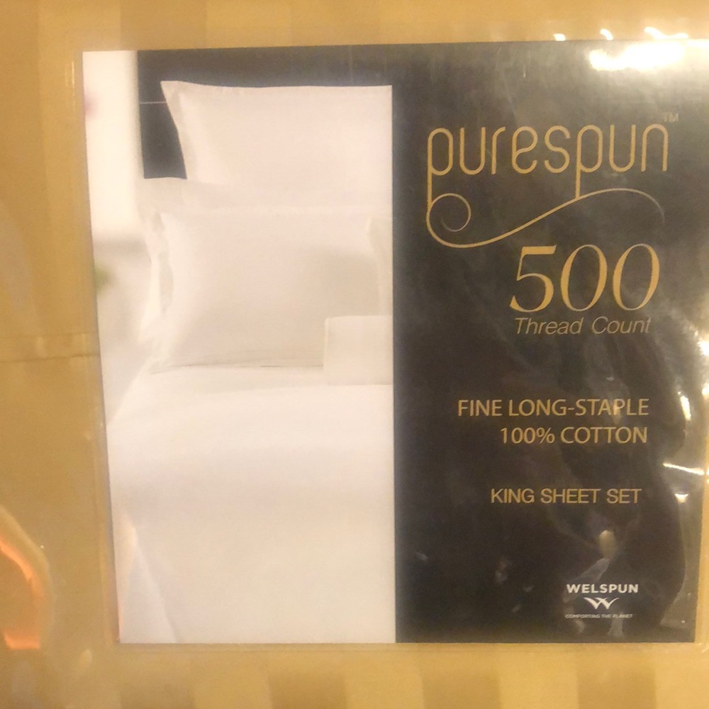 King size sheet set